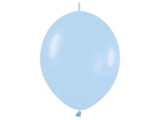 Pastel 140 Blue Link-o-Loon Balloons - 6" Latex (100ct)