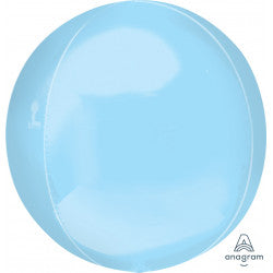 Pastel Blue Jumbo Orbz Balloon - Foil (3ct)