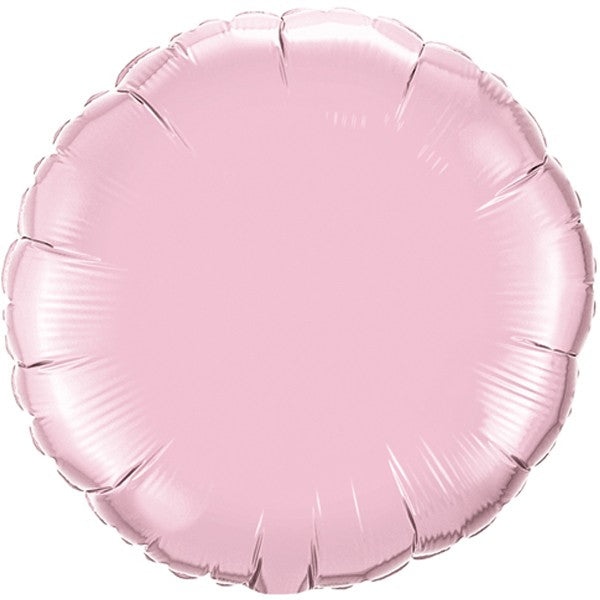 Pearl Pink Round Balloon - 18" Foil UP