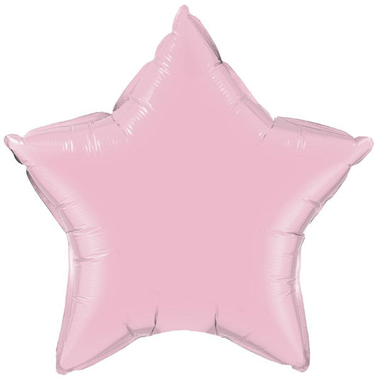 Pearl Pink Star Balloon - 20" Foil