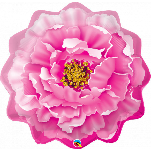 PINK PEONY Supershape Balloon - 33" Foil