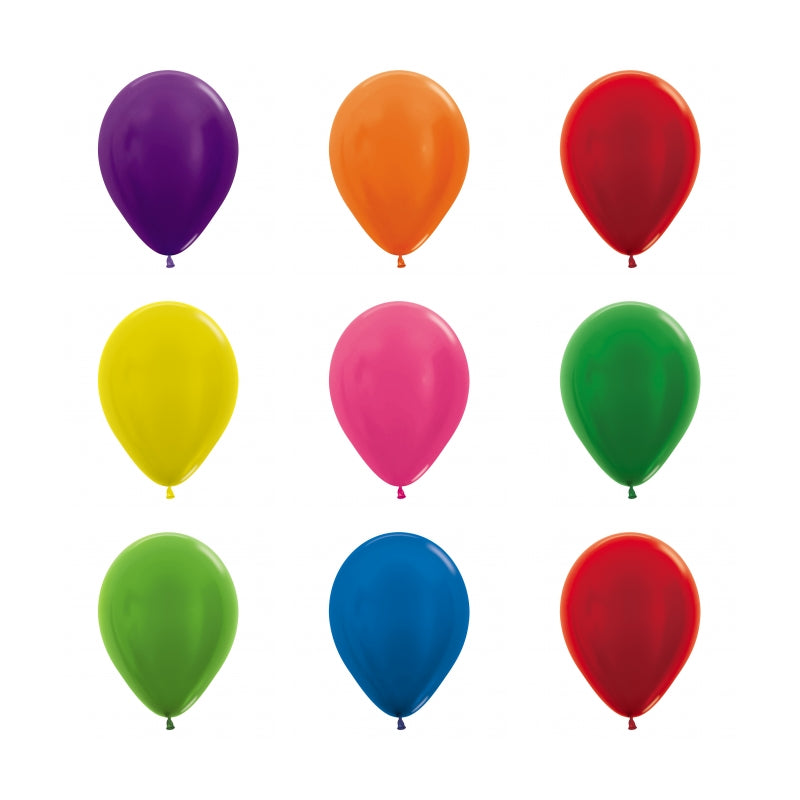 Metallic Pearl Assorted Balloons - 12" Latex (50ct)