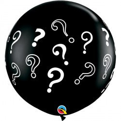 Question Marks (Gender Reveal) Balloon - 36" Latex