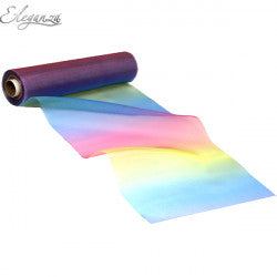 Rainbow Soft Sheer Organza