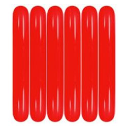 Fashion Solid 015 Red Modelling Balloons - 360s Latex (50ct)