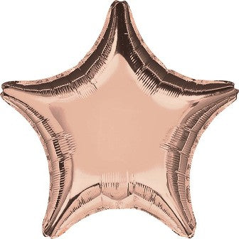 Rose Gold Star Balloon - 18" Foil UP
