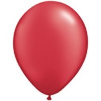 Pearl Ruby Red Balloons - 5" Latex (100ct)