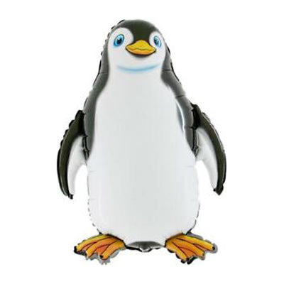Black Penguin Mini Shape Air-Filled Balloon – Foil