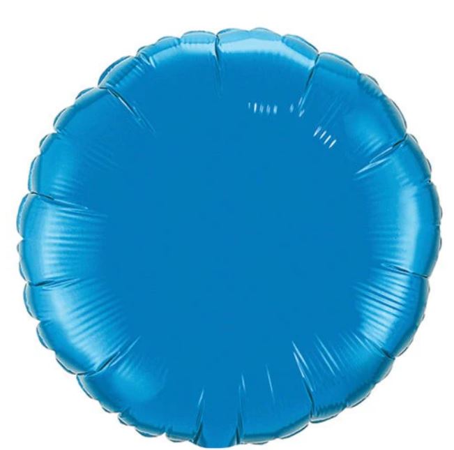 Sapphire Blue Round Mini Shape Balloon – 4″ Foil