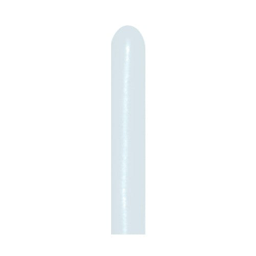 Fashion Solid 005 White Modelling Balloons -360s Latex (50ct)