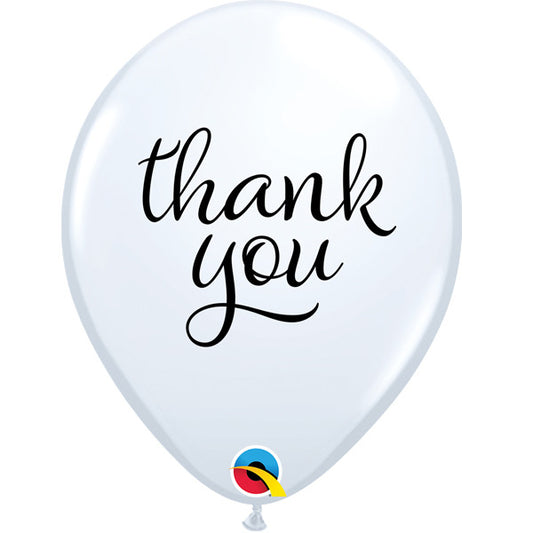 SIMPLY THANK YOU WHITE -11" (25CT)