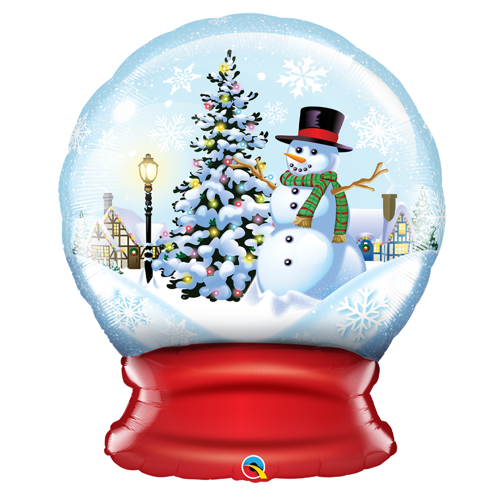 Snow Globe Supershape Balloon - 36" Foil