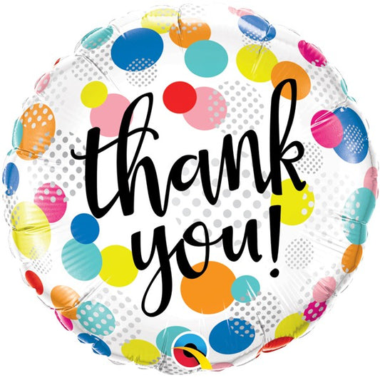 THANK YOU DOTS UPON DOTS Balloon - 18" Foil