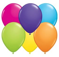Tropical Assortment Balloons - 11" Latex (100ct)