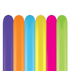 Tropical Assortment Modelling Balloons - 260Q Latex (100ct)