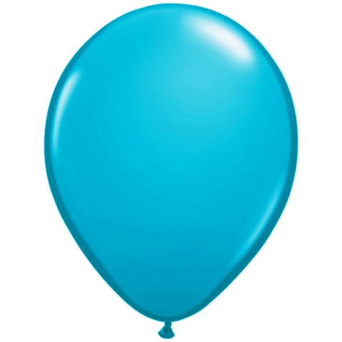 Fashion Tropical Teal Balloons - 11" Latex (100ct)
