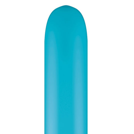 Fashion Tropical Teal Modelling Balloons - 260Q Latex (100ct)