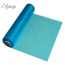 Turquoise Soft Sheer Organza