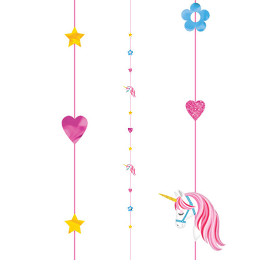 Unicorn Balloon Fun Strings - 1.82m