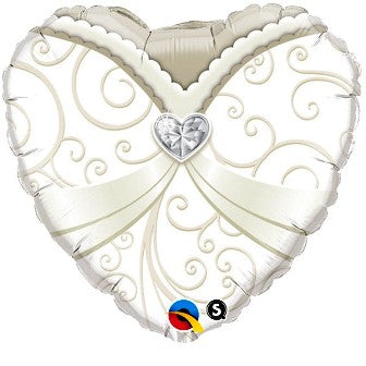 Wedding Gown Balloon - 18" Foil