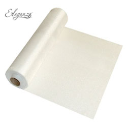 White Soft Sheer Organza 29cm x 25m