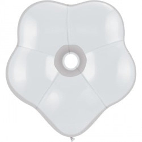 White Geo Blossom Balloons - 16" Latex (25ct)