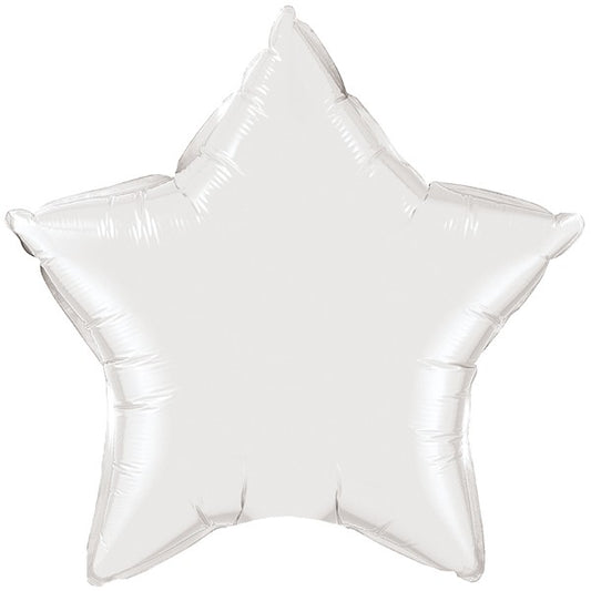 White Star Balloon - 20" Foil