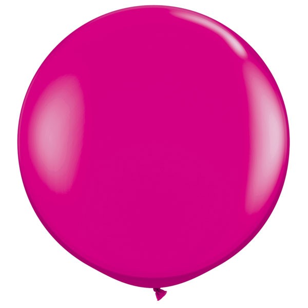 Wild Berry Round Balloons - 36" Latex (2ct)