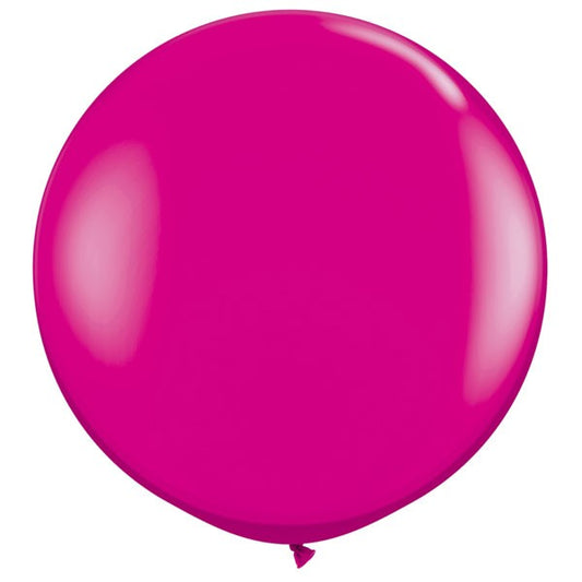 Wild Berry Round Balloons - 36" Latex (2ct)