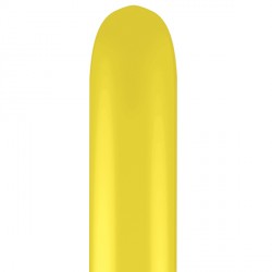 Yellow Modelling Balloons- 350Q Latex (100ct)