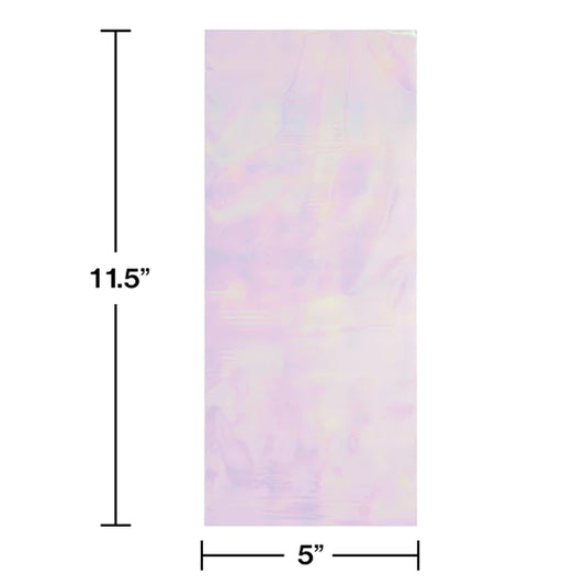 Iridescent Cello Treat Bags 29cm x 12cm - 1PKG/10